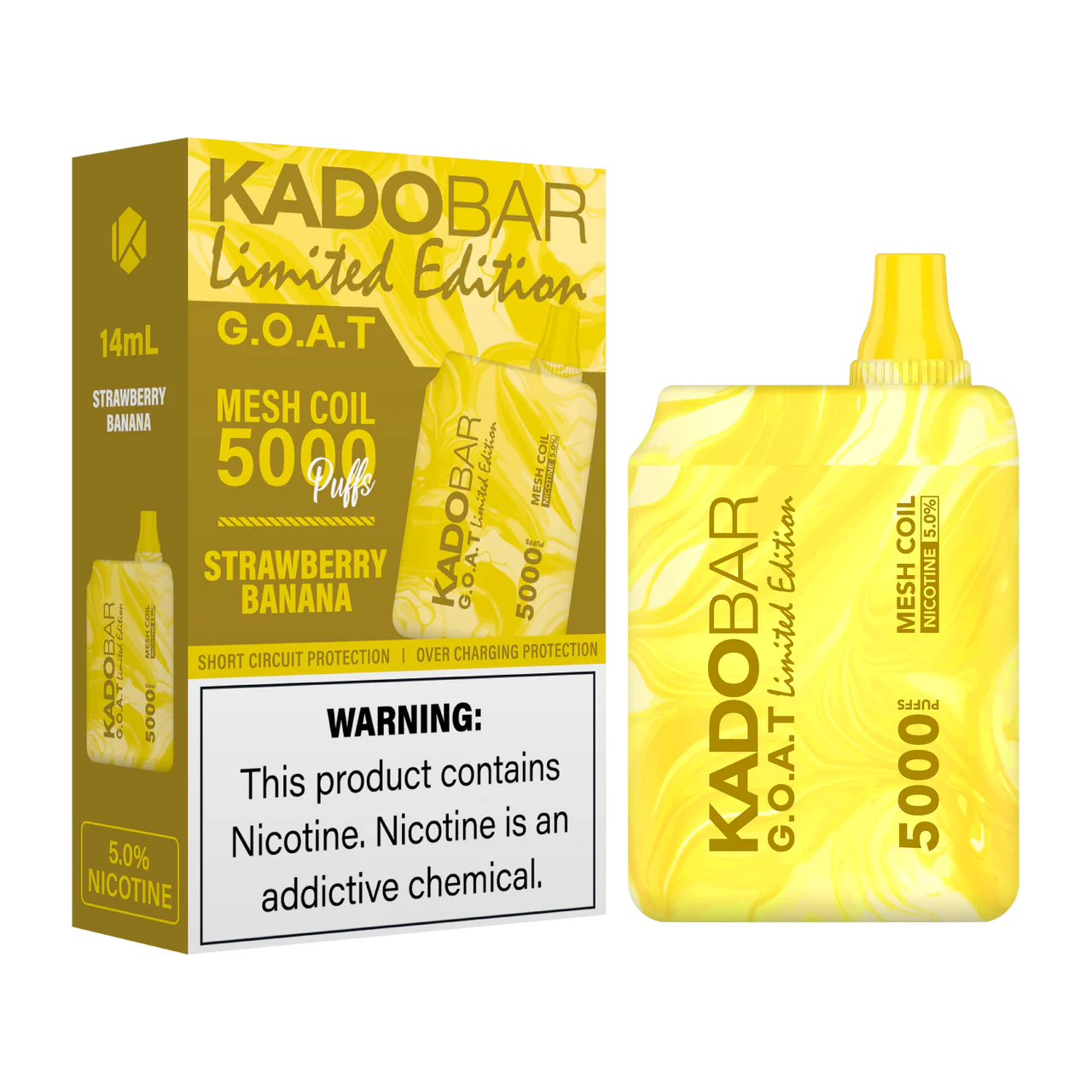 kado bar goat series 5000 puffs disposable vape KB 5000 Limited Edition GOAT