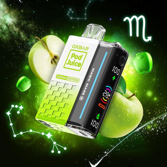 OXBAR 30 K Magic Maze 2 - Sour Apple Skitz