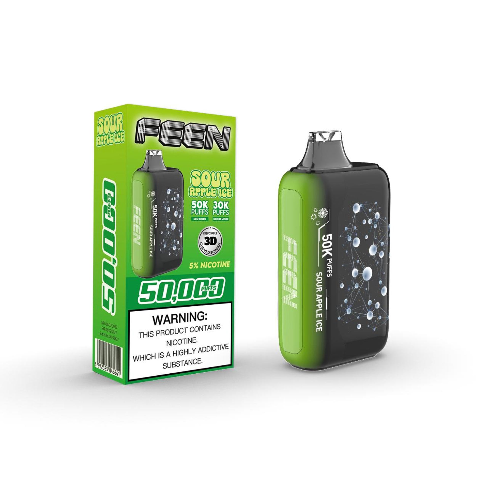 Feen 50K - Sour Apple Ice