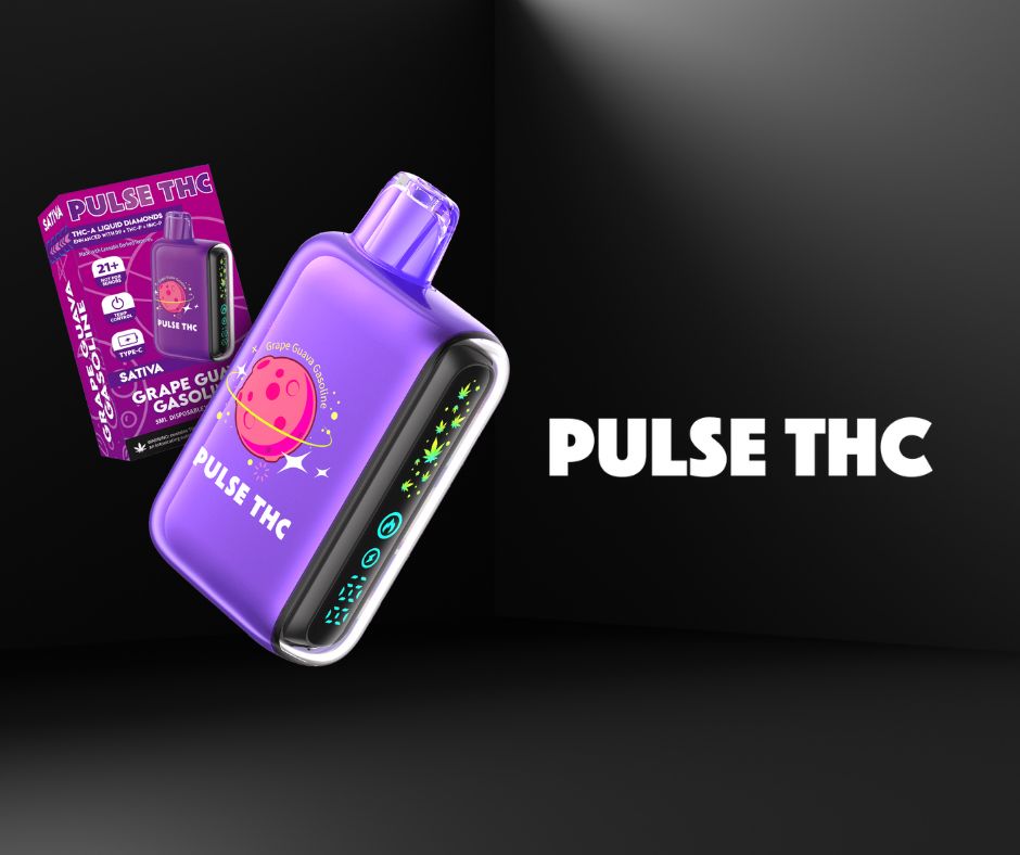 Pulse THC Grape Guava Gasoline Vape Review: A Bold and Energizing Sativa Experience