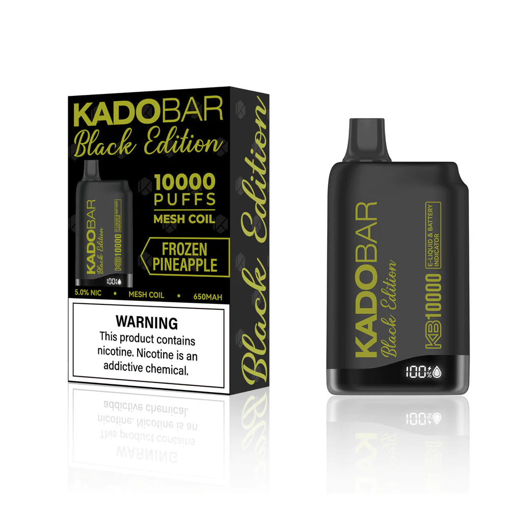 Kado Bar KB 10000  Black Edition - Frozen Pineapple