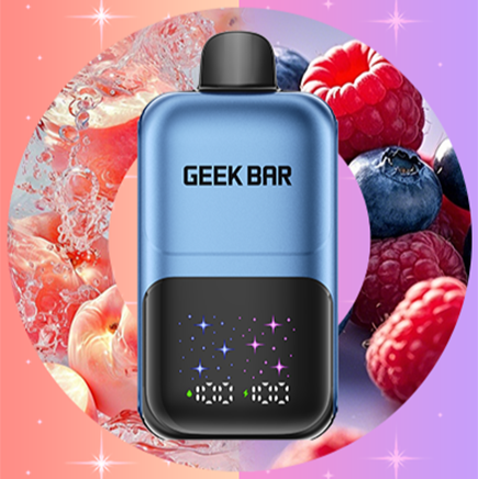 Geek Bar 2GO 2 FLAVOR Series - Peach & Berries
