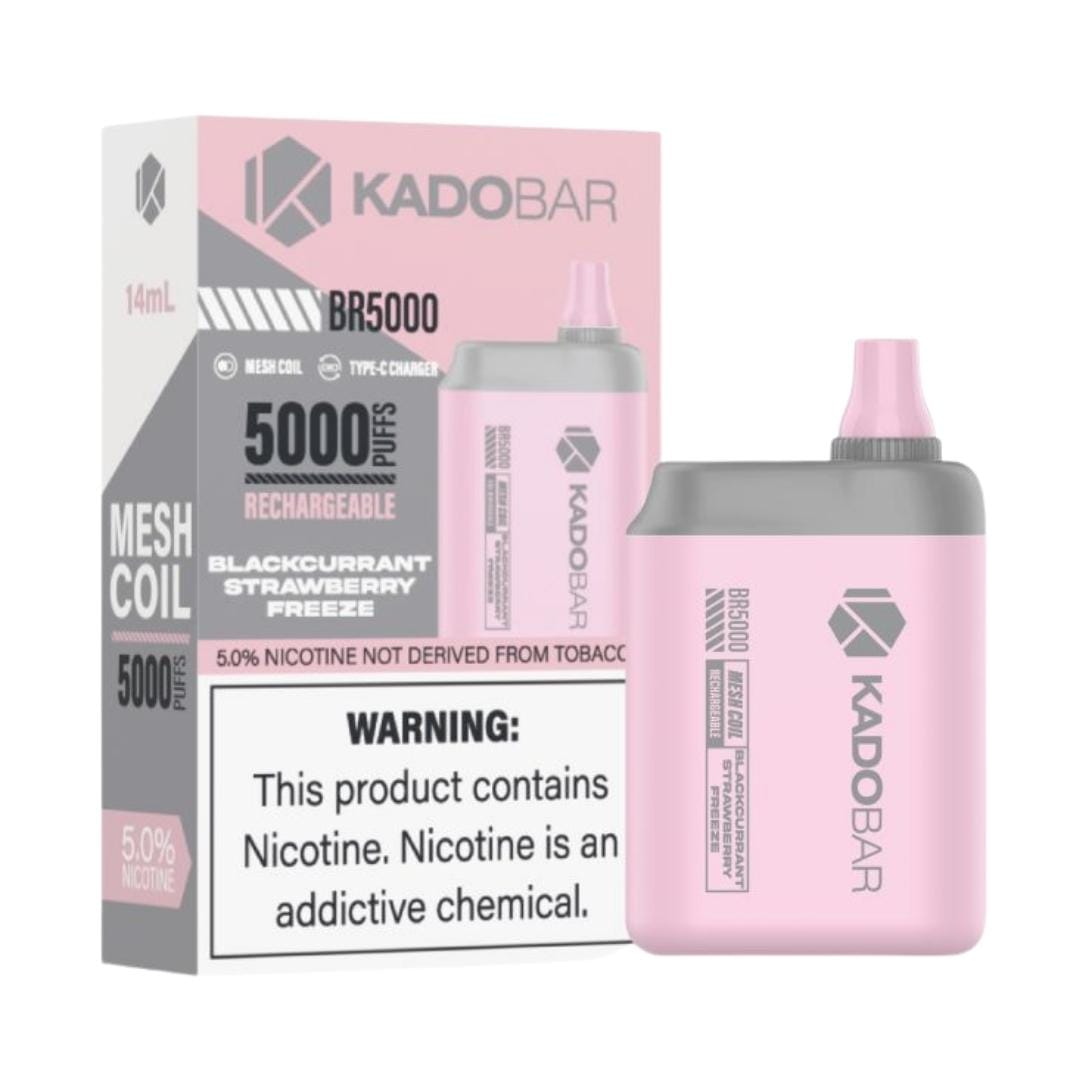 Kado Bar Vaporizers & Electronic Cigarettes Kado Bar 5000 - Blackcurrant Strawberry Freeze (1 Pc)