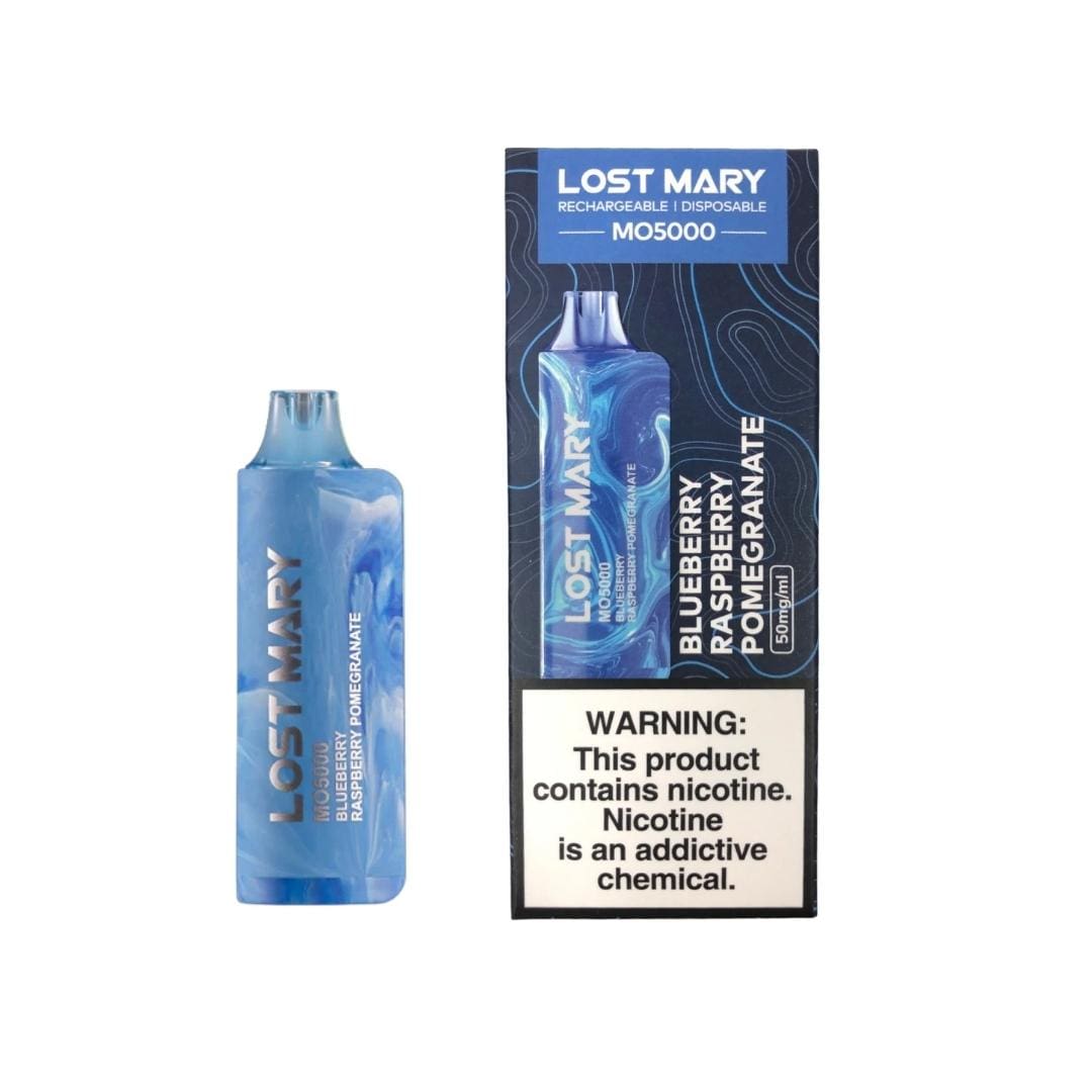 Lost Mary Vaporizers & Electronic Cigarettes Blueberry Raspberry Pomegranate Lost Mary MO5000 - Blueberry Raspberry Pomegranate (10 ct)