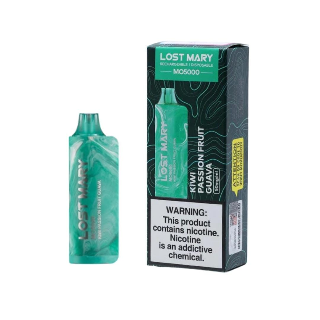 Lost Mary Vaporizers & Electronic Cigarettes Kiwi Passionfruit Guava Lost Mary MO5000 - Kiwi Passionfruit Guava (10 ct)