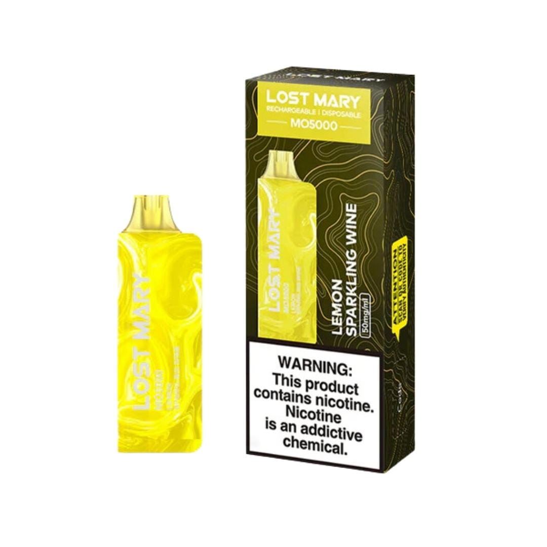 Lost Mary Vaporizers & Electronic Cigarettes Lemon Sparkling Wine Lost Mary MO5000 - Lemon Sparkling Wine (10 ct)