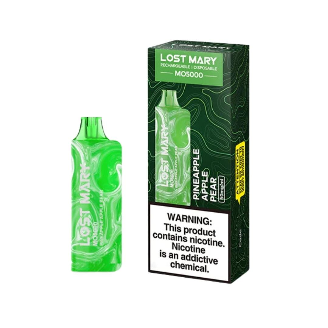 Lost Mary Vaporizers & Electronic Cigarettes Pineapple Apple Pear Lost Mary MO5000 - Pineapple Apple Pear (10 ct)