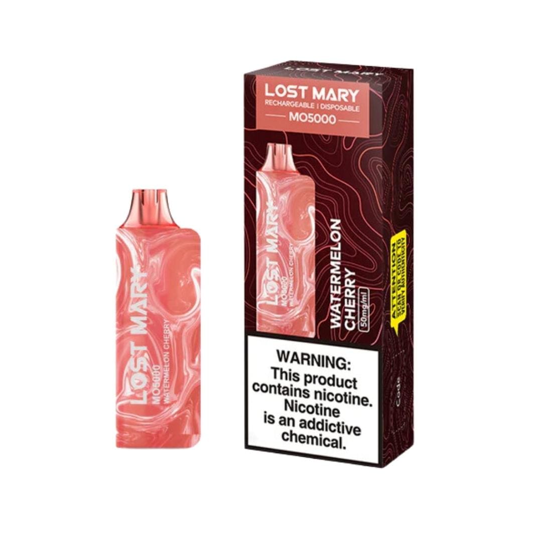 Lost Mary Vaporizers & Electronic Cigarettes Watermelon Cherry Lost Mary MO5000 - Watermelon Cherry (10 ct)